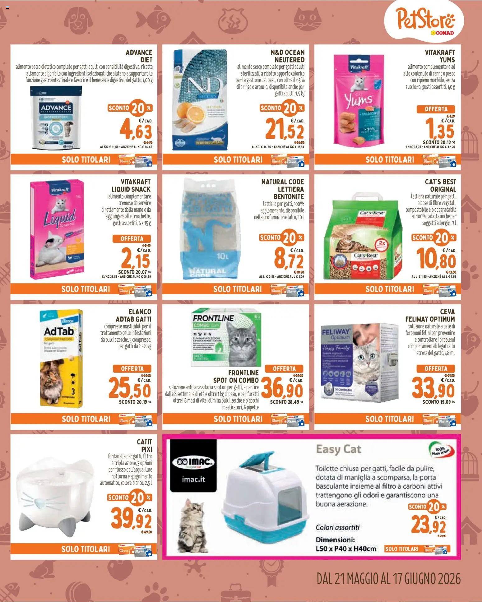 Volantino Conad del 21.05.2026 | Pagina: 5 | Prodotti: Pesce, Digestivo