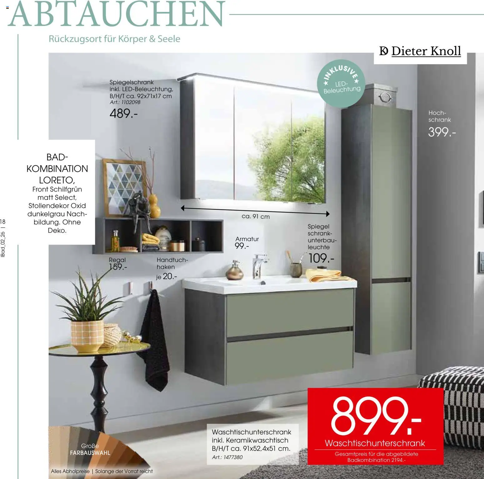 Zurbrüggen Bad Design Trends – gültig ab 23.03.2026 | Seite: 18 | Produkte: Regal, Schrank, Bad, Armatur