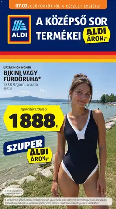 Aldi Középső sor termékei - amely érvényes a következő dátumtól: 2026.07.02.