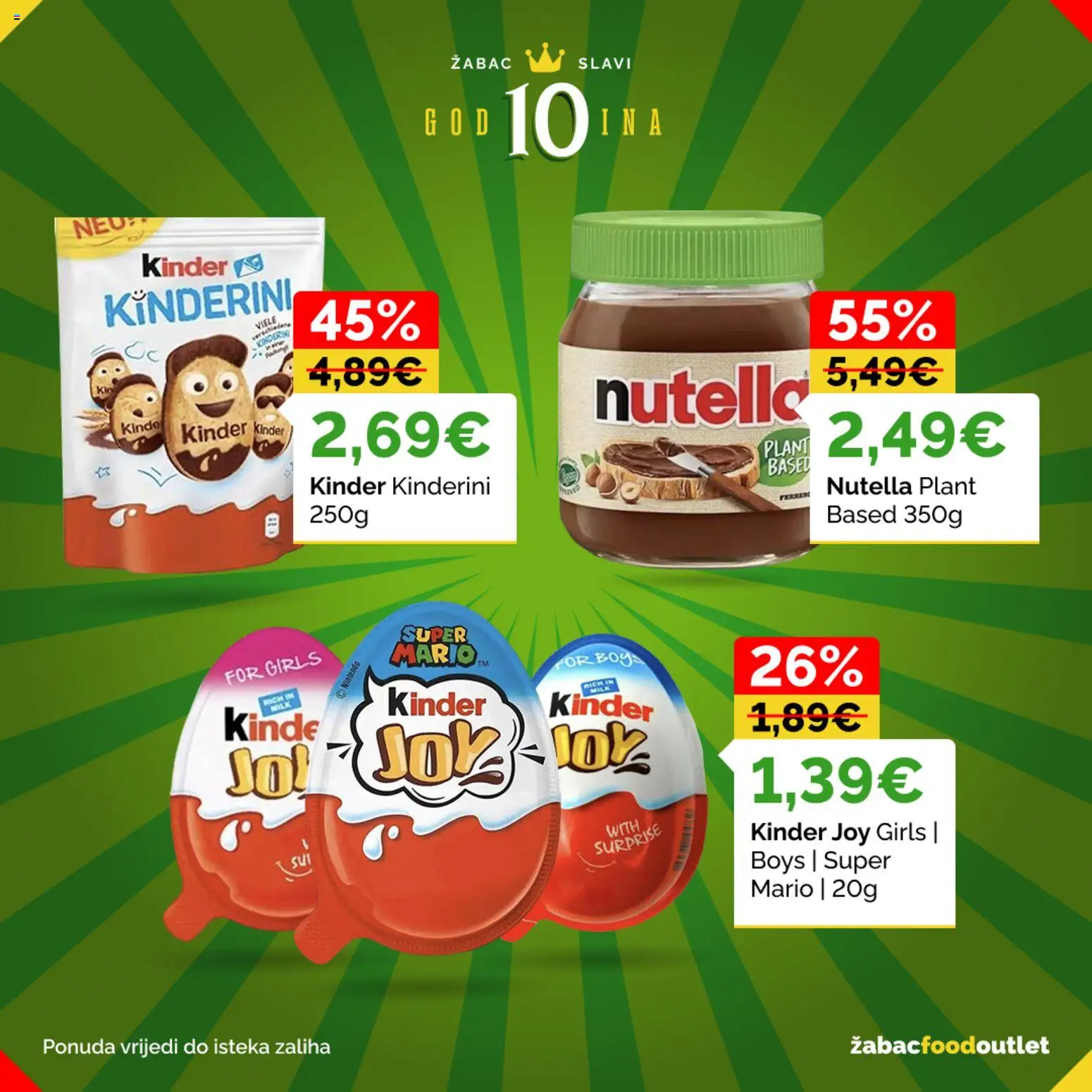 Žabac katalog | vrijedi od 22.09.2026 | Stranica: 5 | Proizvodi: Nutella, Super mario