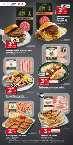 Vista previa Carne picada de pollo, Carne picada de pollo Selección de Dia bandeja 365 g válido desde el 26/08/2026 | Página: 6