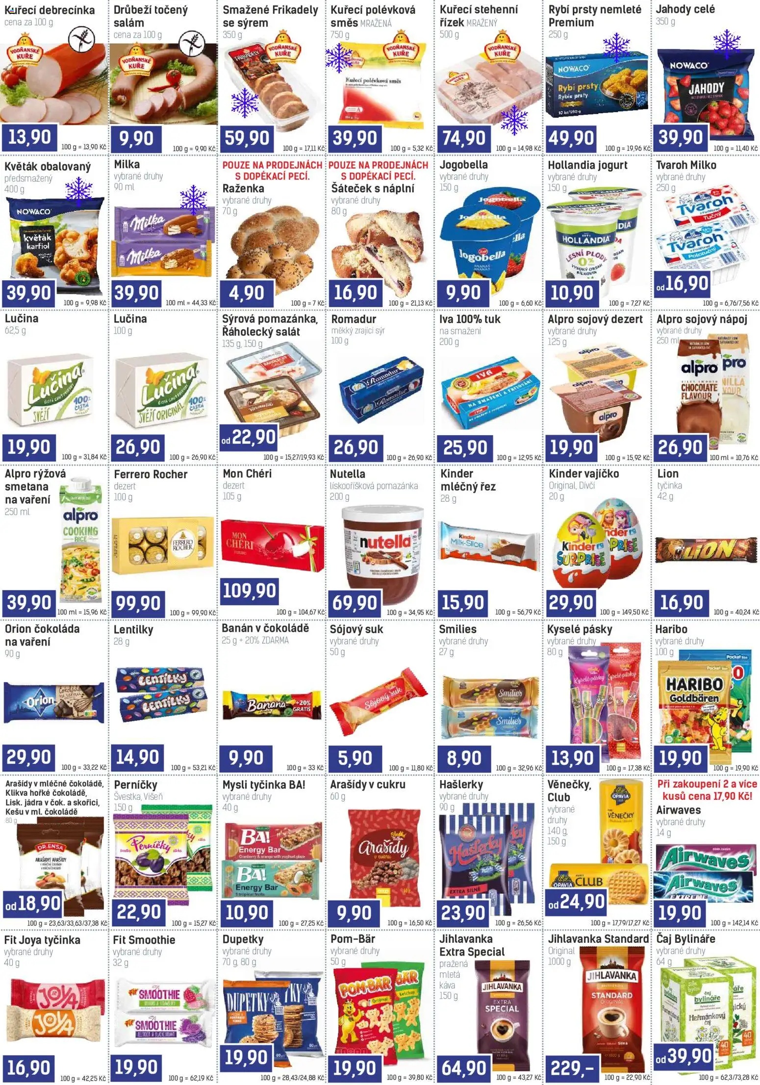 Konzum leták od 23.09.2026 | Strana: 2 | Produkty: Kinder vajíčko, Zrající sýr, Jahody, Rybí prsty