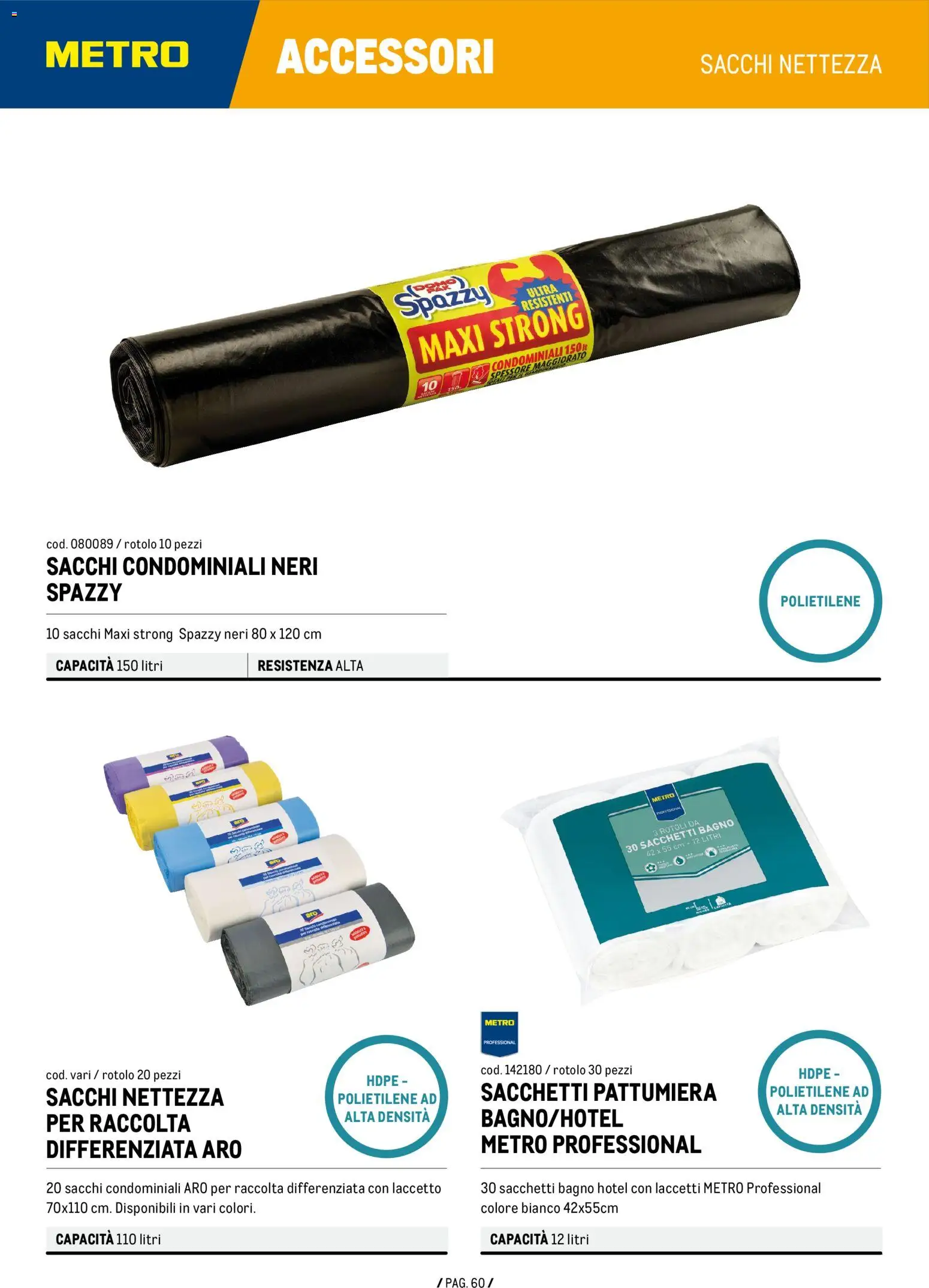 Volantino Metro del 04.06.2026 | Pagina: 60 | Prodotti: Pattumiera, Bagno