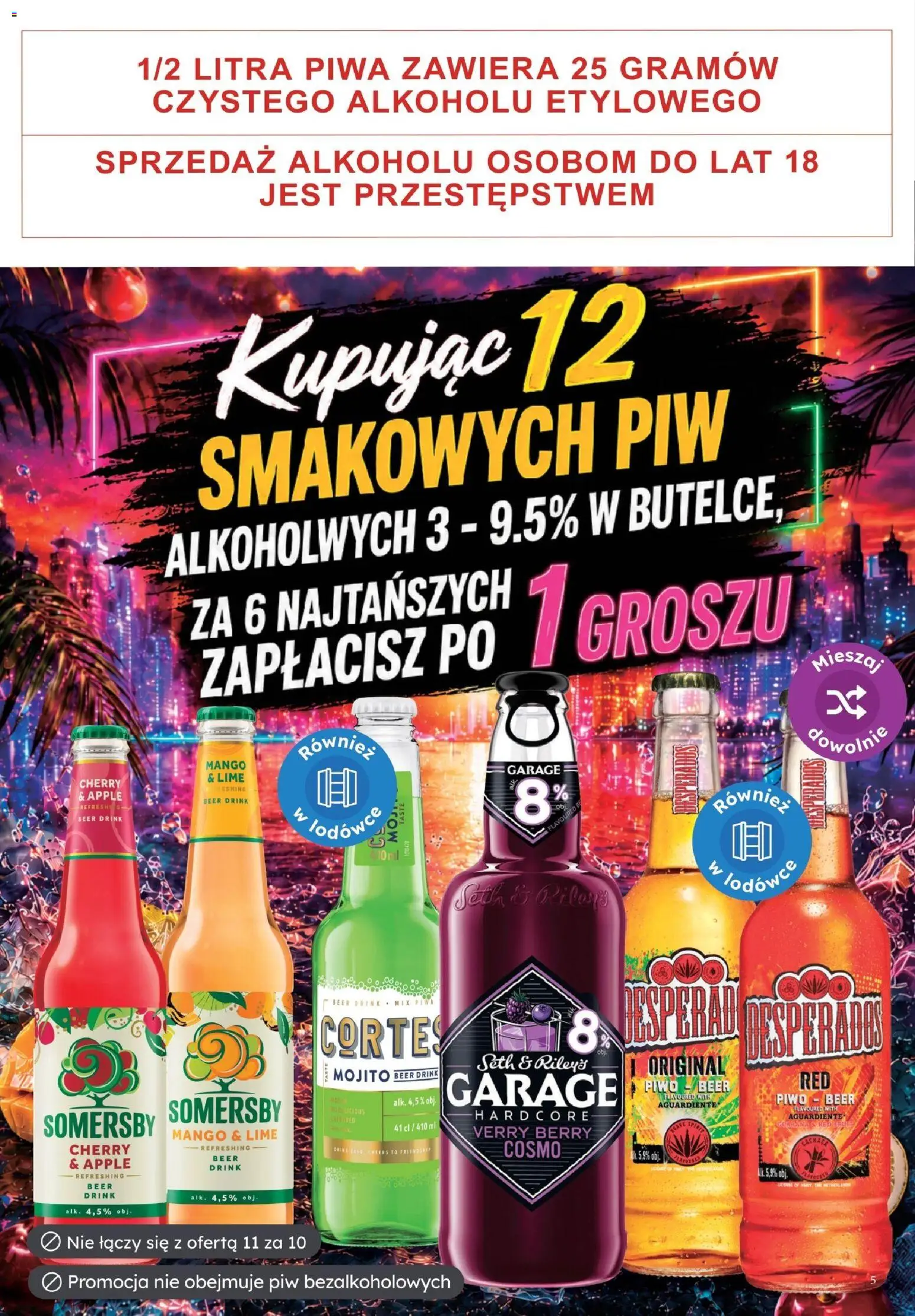 Dino gazetka - Weekendowe Okazje od 03.07.2026 | Strona: 5 | Produkty: Mango, Piwo, Somersby