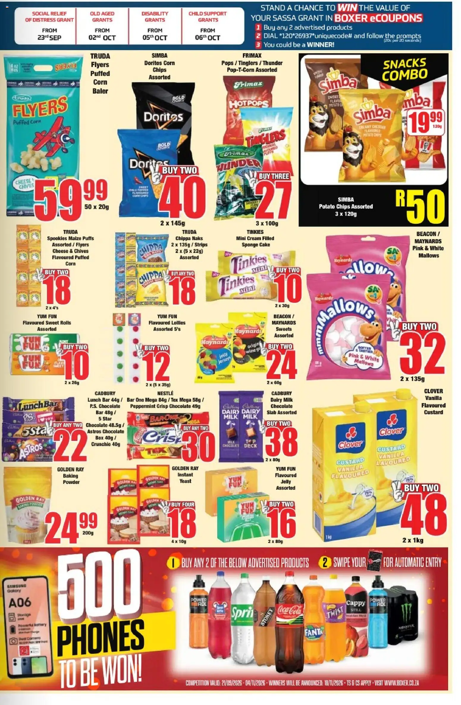 New Boxer catalogue – valid from 21/09/2026 | Page: 7 | Products: Custard, Milk, Chocolate, Cream