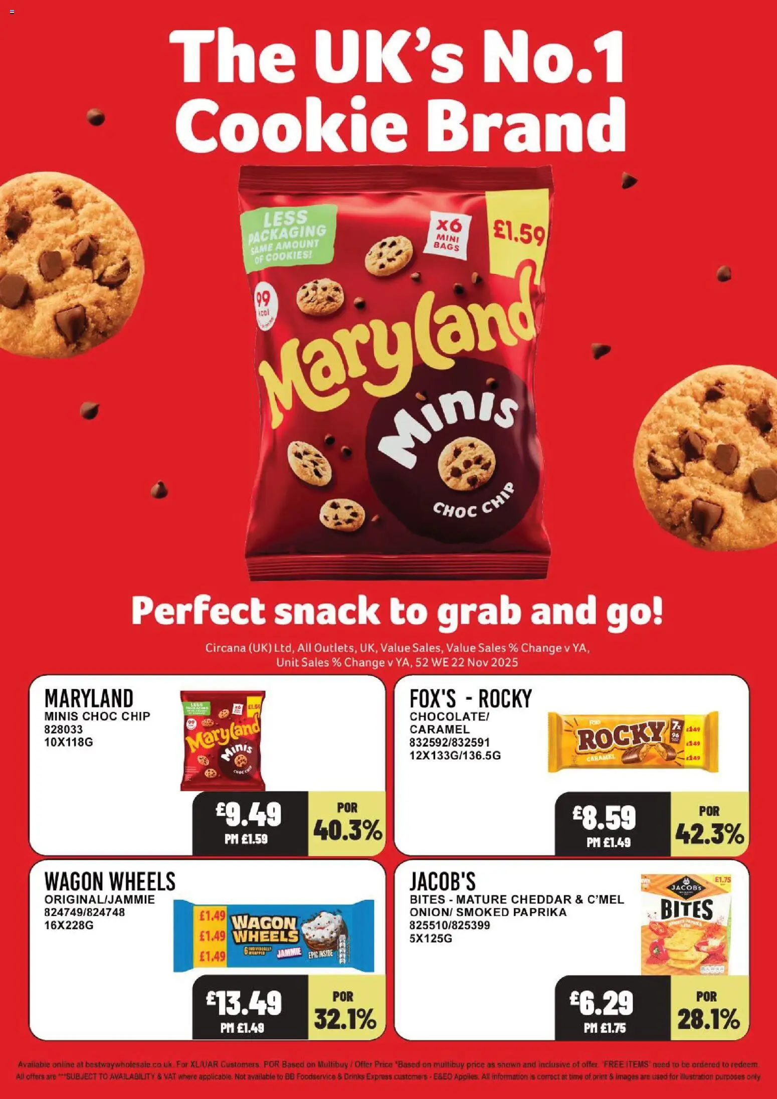 {H1} | Page: 21 | Products: Cheddar, Drinks, Cookies, Snack