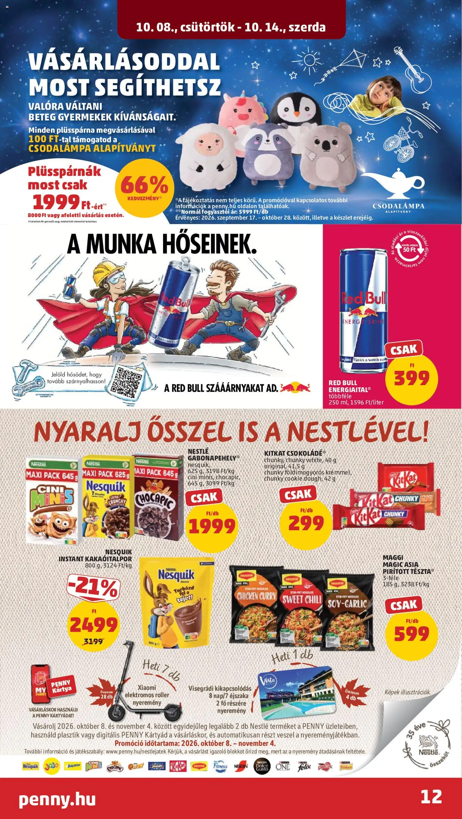PENNY akciós ujság - amely érvényes a következő dátumtól: 2026.10.08. | Oldal: 16