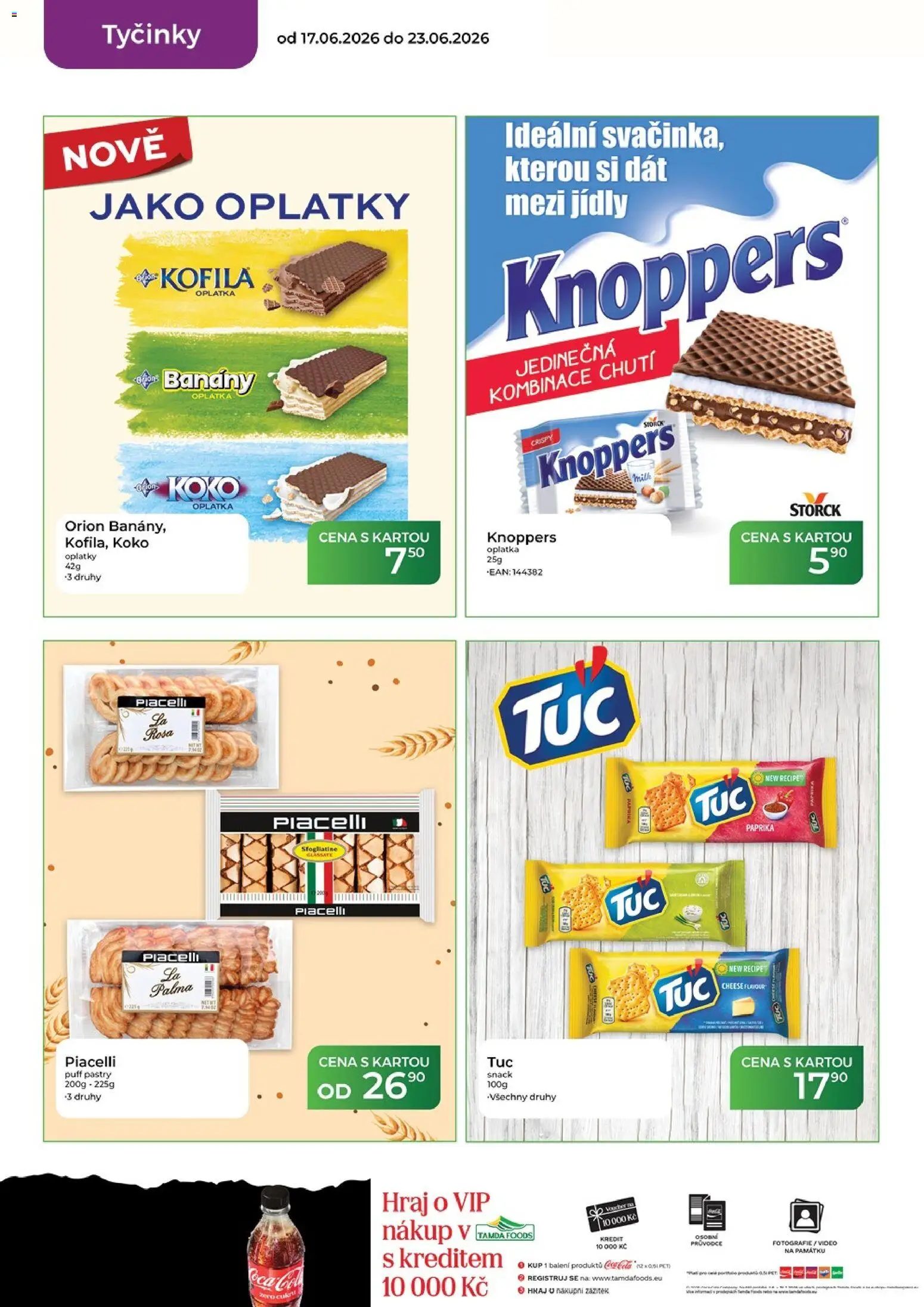 Tamda Foods leták od 17.06.2026 | Strana: 30 | Produkty: Knoppers, Banány, Tyčinky, Oplatky