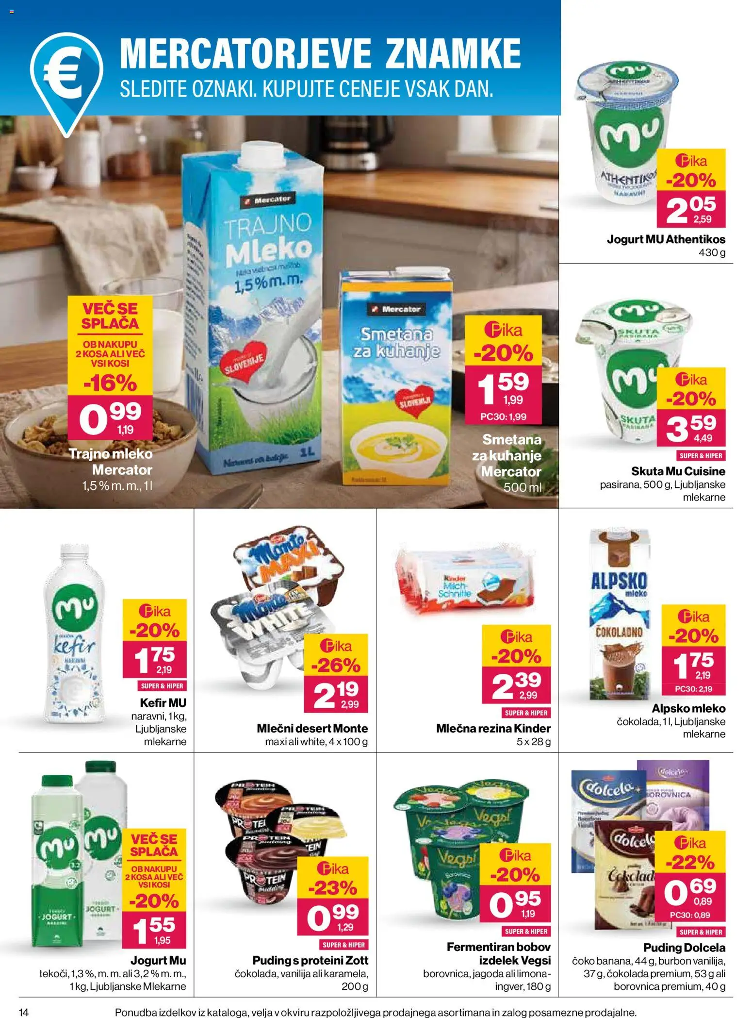 Novi Mercator katalog ponudbe – veljaven od 29.10.2026 | Stran: 14