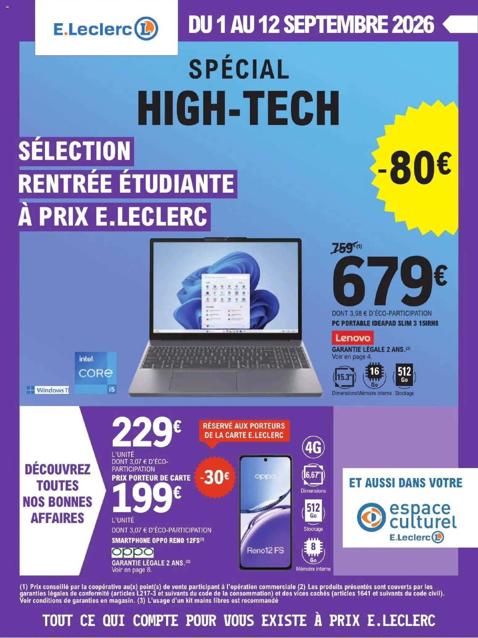 {H1} | Page: 1 | Produits: Smartphone, PC, PC portable, Portable