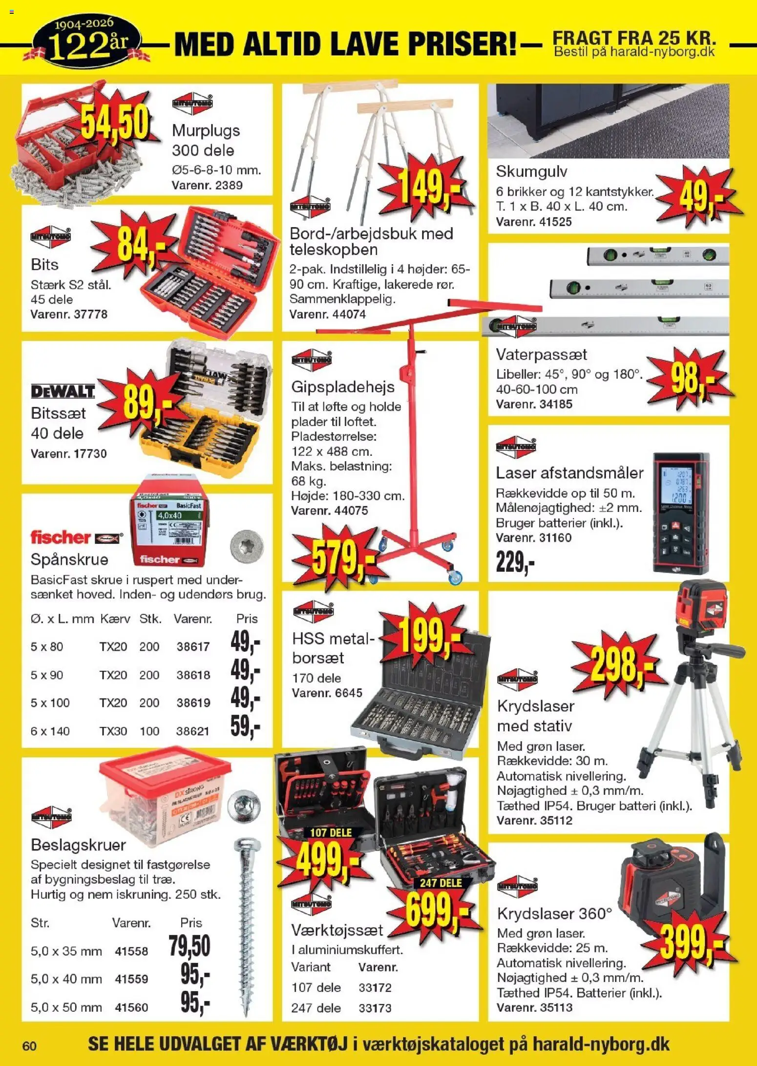 Harald Nyborg tilbudsavis – gyldig fra 11.06.2026 | Side: 64 | Produkter: Batterier, Skrue, Batteri