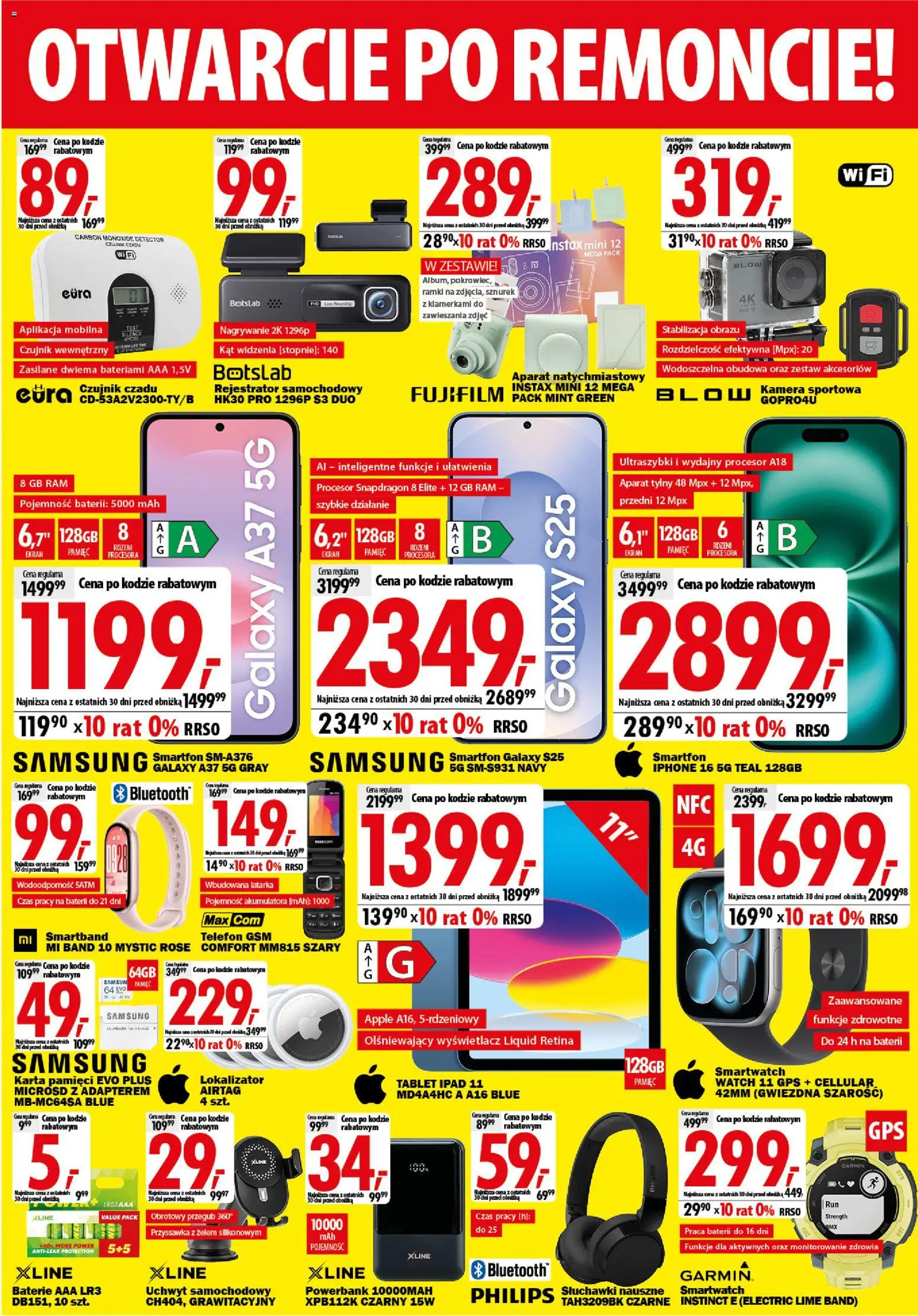 Mediaexpert promocje - Otwarcie po remoncie Szczecin od 20.08.2026 | Strona: 4 | Produkty: Tablet, Karta pamięci, Smartwatch, Smartband