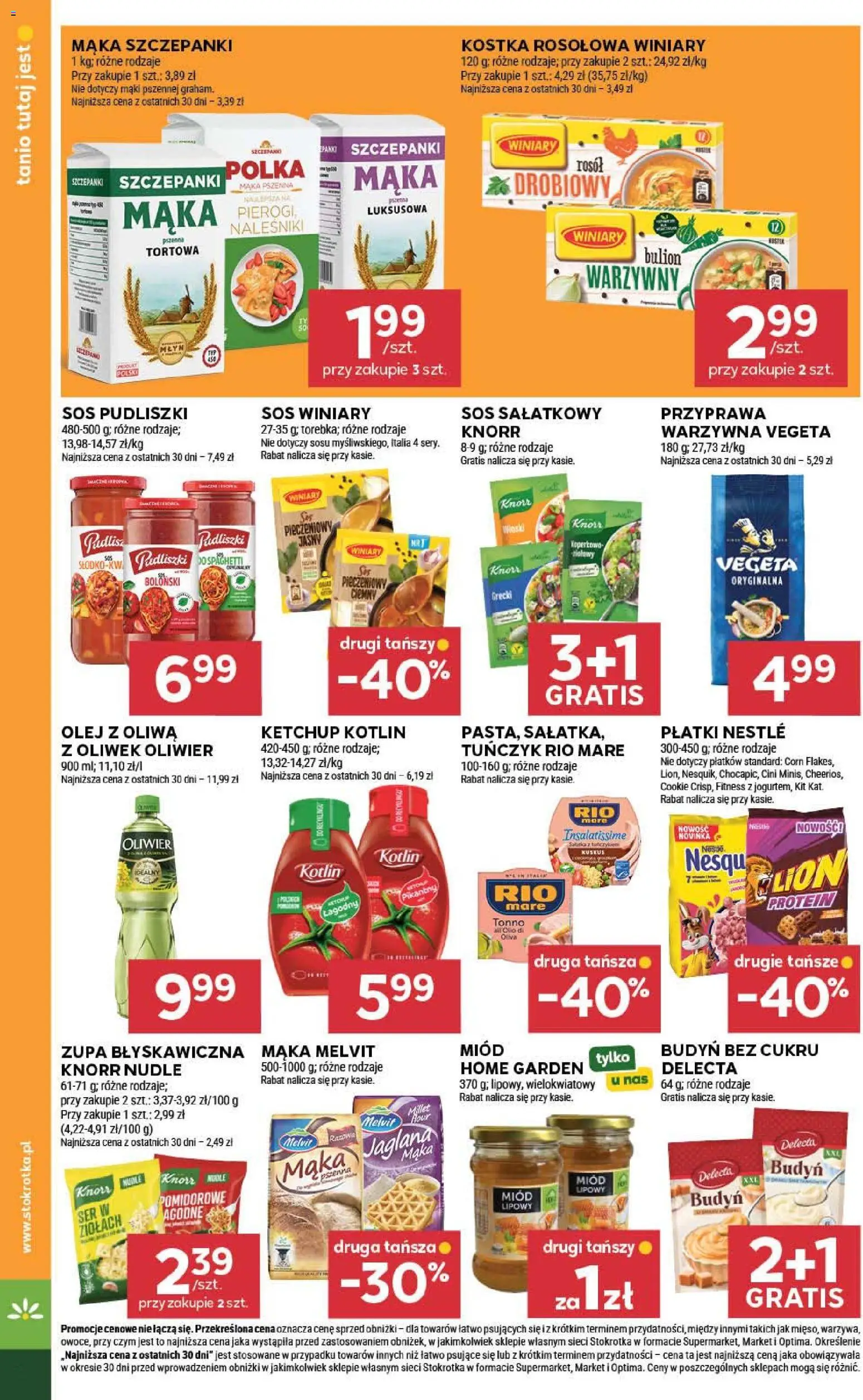 Stokrotka gazetka - Market od 10.09.2026 | Strona: 18 | Produkty: Budyń, Budyń bez cukru, Warzywa, Mąka