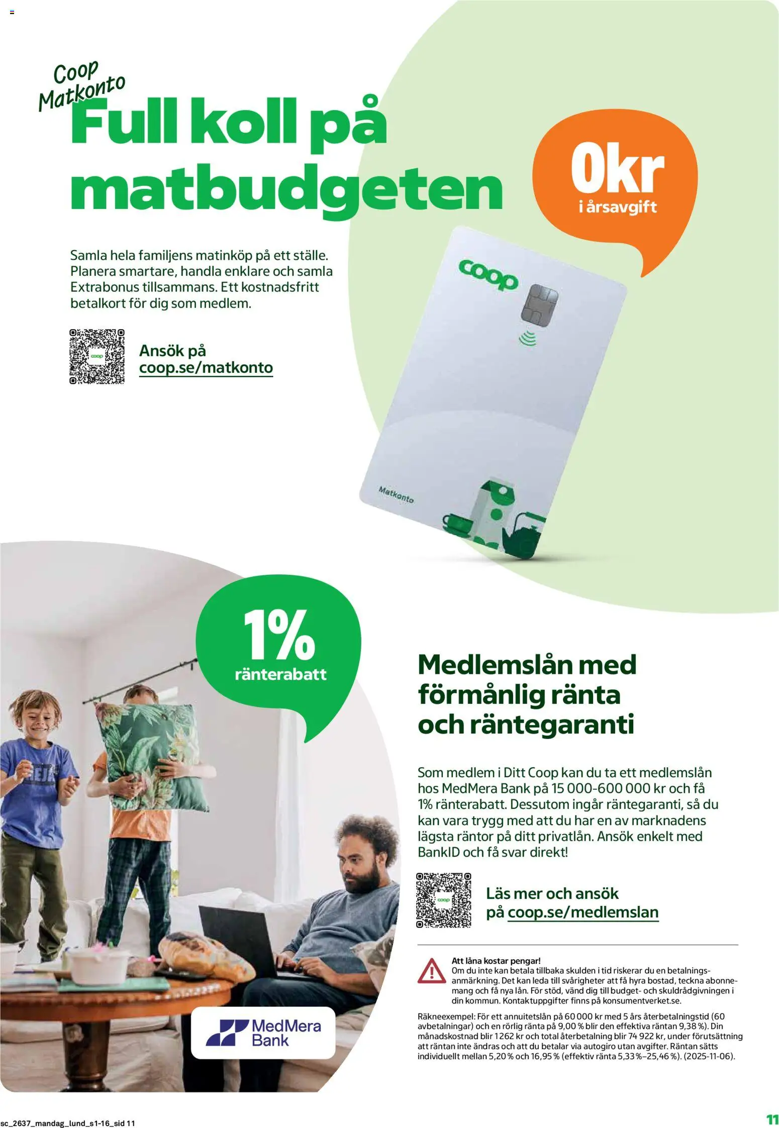 Coop Forum reklamblad aktuell från 07/09/2026 | Sida: 11 | Produkter: Bänk