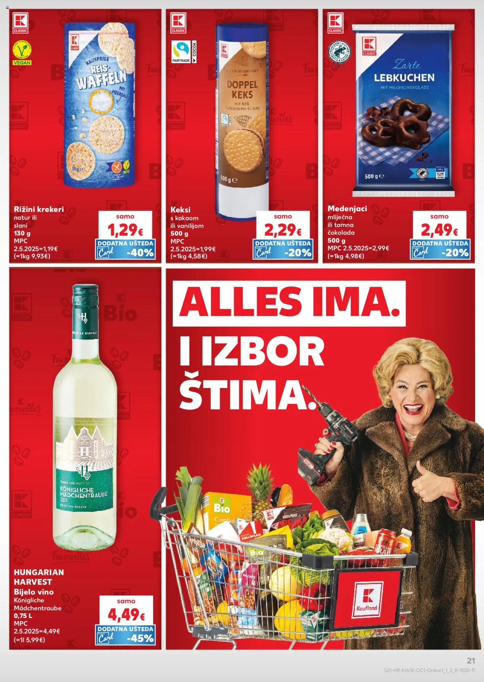 Kaufland HR akciós ujság - amely érvényes a következő dátumtól: 2026.03.04. | Oldal: 21 | Termékek: Vegán