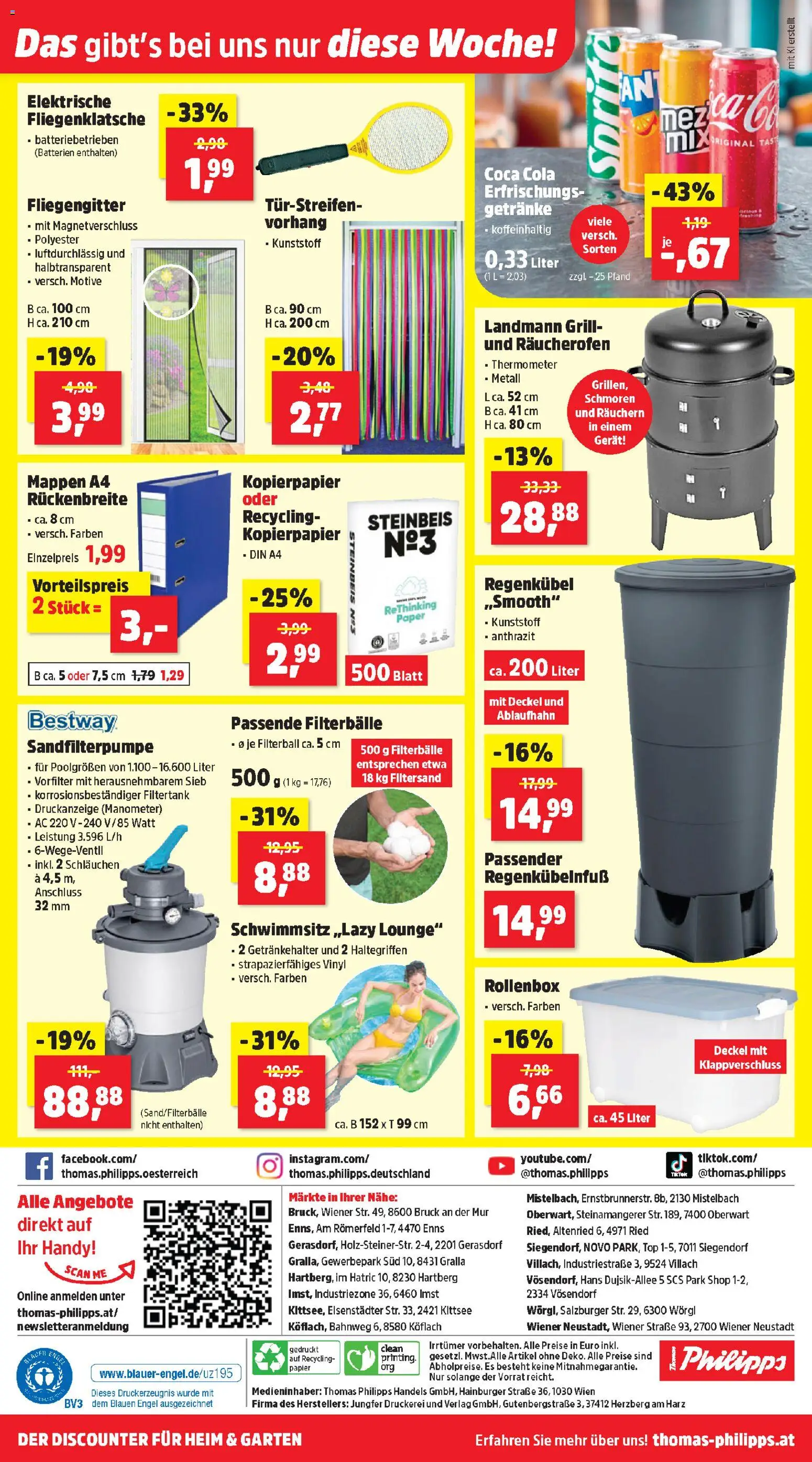 Thomas Philipps Flugblatt gültig ab 06.07.2026 | Seite: 16 | Produkte: Grill, Manometer, Thermometer