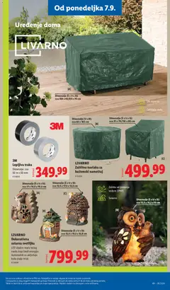 LIVARNO Zaštitna navlaka za baštenski nameštaj, LIVARNO Zaštitna navlaka za baštenski nameštaj - pregled Lidl kataloga - važi od 03.09.2026 | Strana: 105 | Proizvode: Led, Baštenski nameštaj, Sijalica, LED sijalica