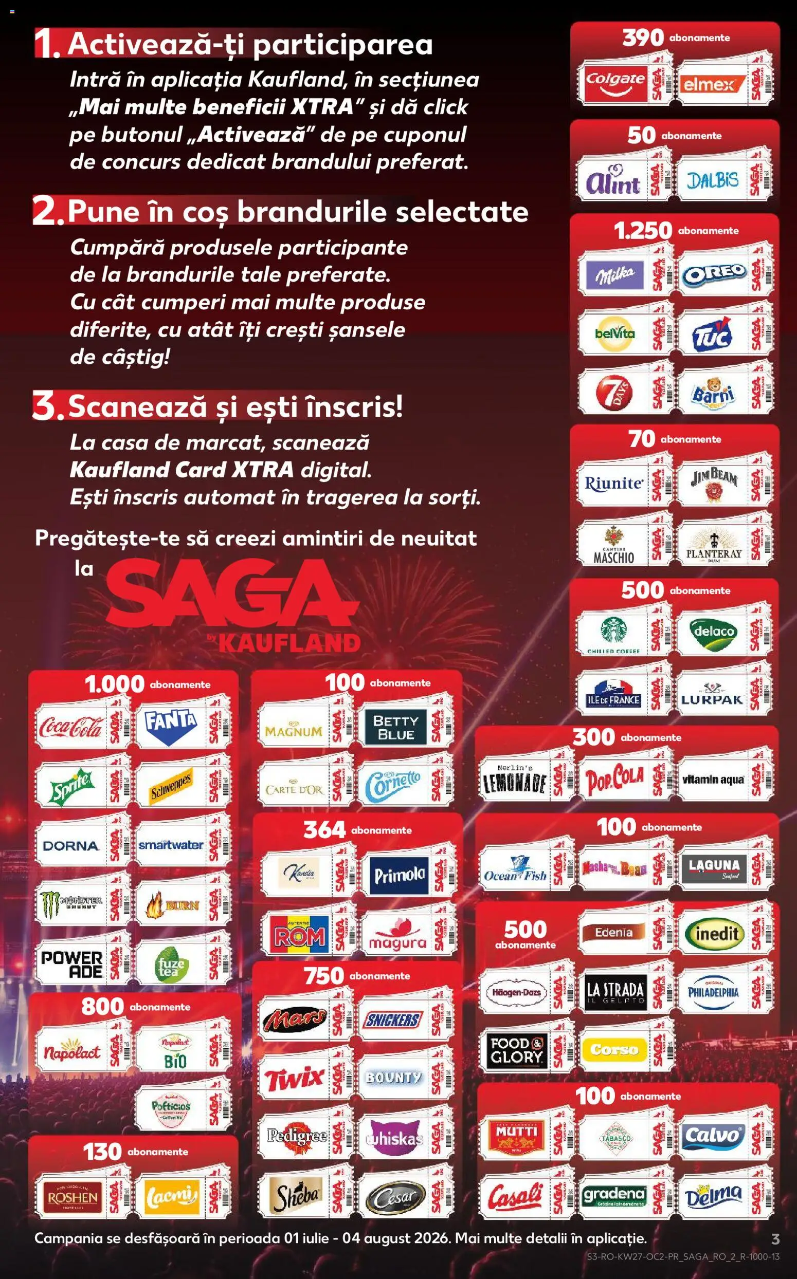 Noul catalog Kaufland – valabil de la 01.07.2026 | Pagină: 3 | Produse: Light Kedi Konservesi, Coș, Kalem ucu, Amerikan servis