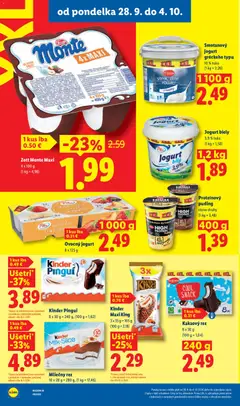 Lidl leták platný od 28.09.2026 | Strana: 28 | Produkty: Jogurt, Proteínový puding, Puding, Dezert