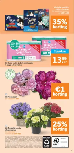 Albert Heijn folder week 26 - Voorbeeld van een folder van Albert Heijn, geldig van 22-06-2026 | Pagina: 35 | Producten: Snacks, Papier, Toilet, Toiletpapier