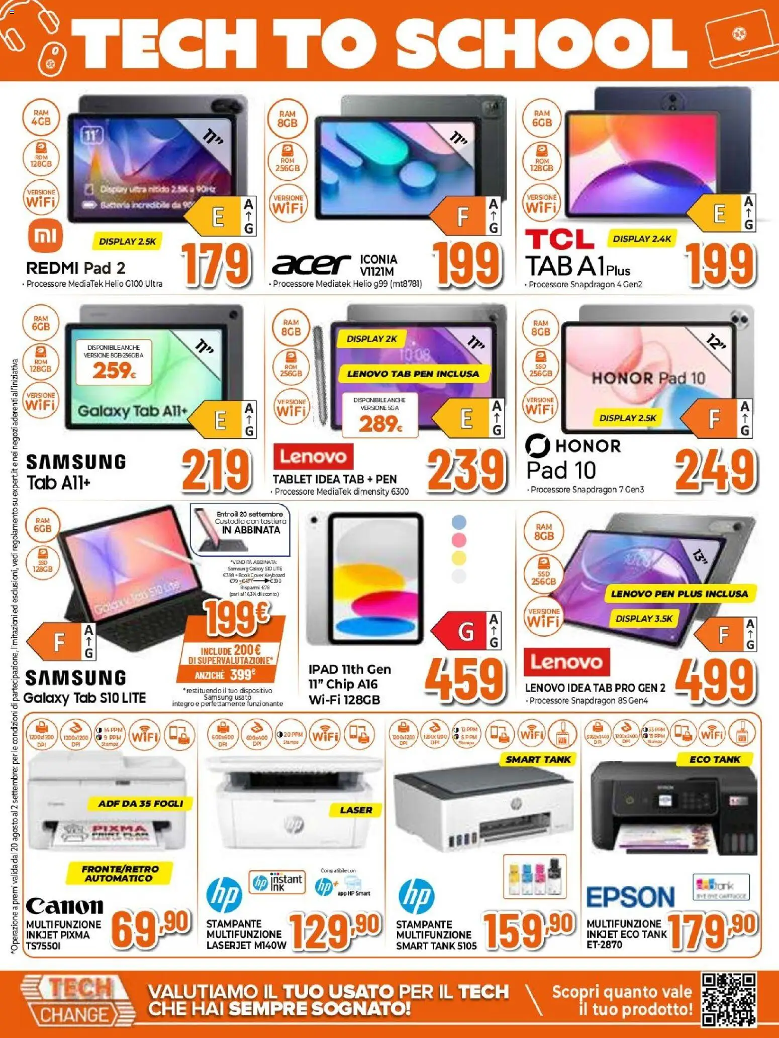 Volantino Expert del 20/08/2026 | Pagina: 6 | Prodotti: Samsung Galaxy, Tastiera, Ipad, Batteria