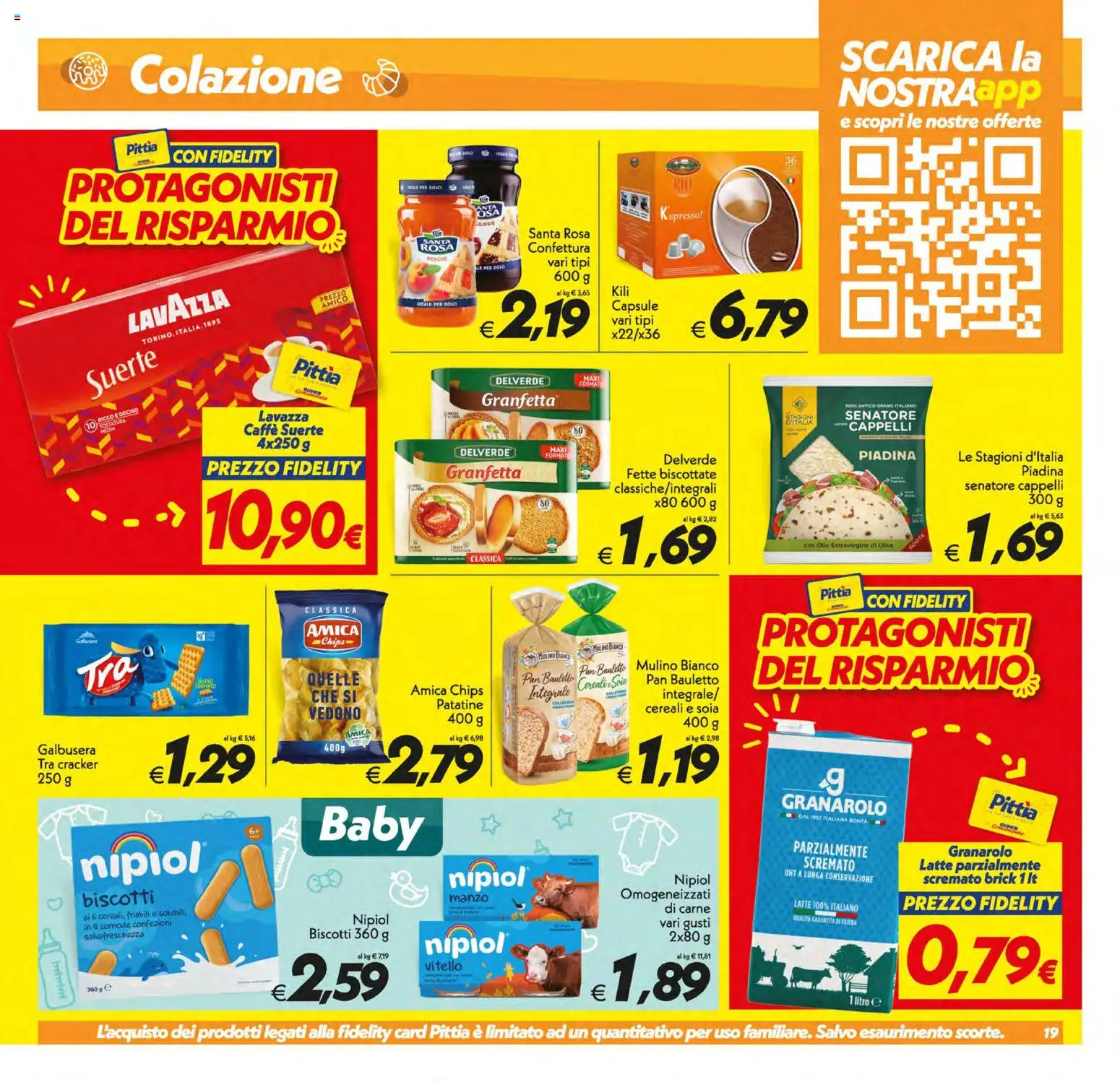 Volantino SuperConveniente del 30/06/2026 | Pagina: 19 | Prodotti: Manzo, Latte, Olio, Lavazza