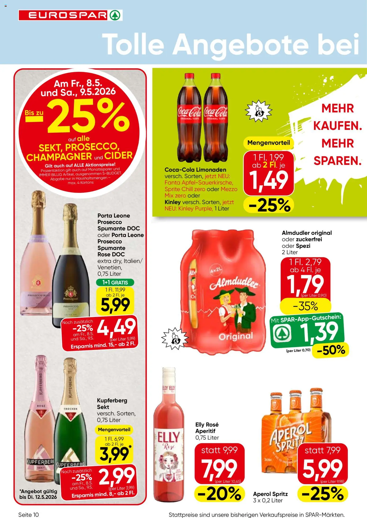 Eurospar Flugblatt gültig ab 07.05.2026 | Seite: 10