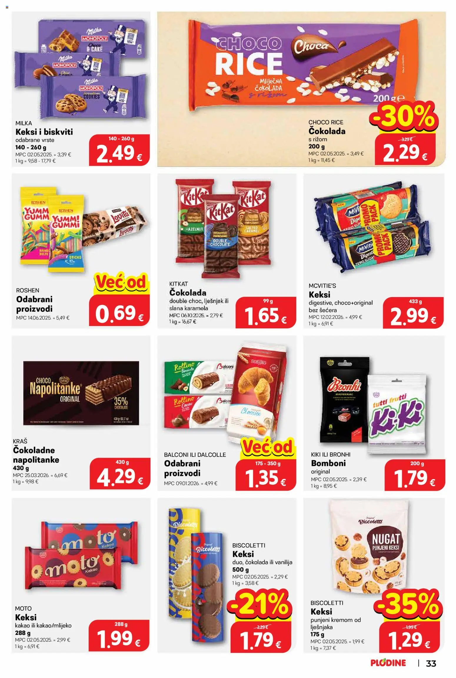 Plodine katalog | vrijedi od 30.09.2026 | Stranica: 33