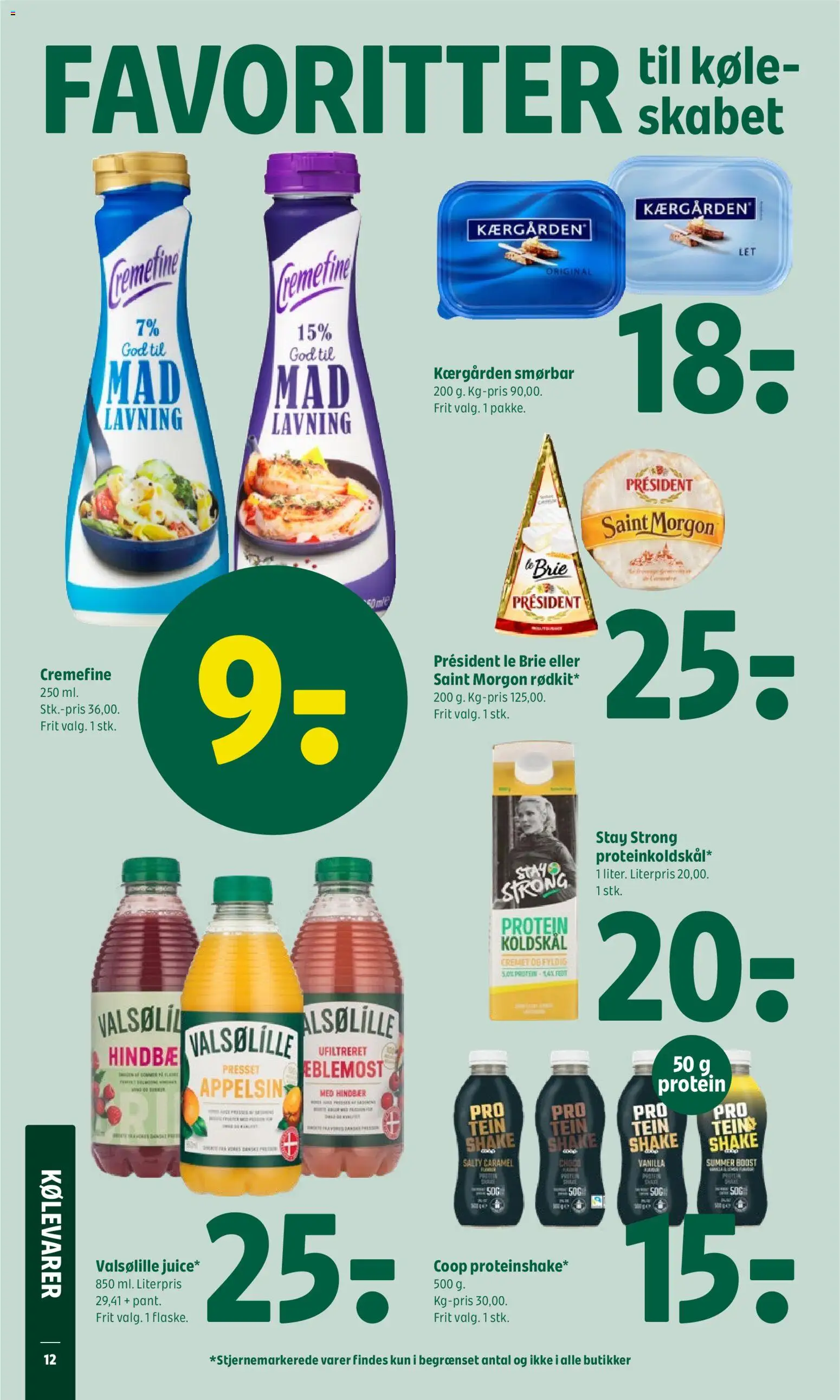 Coop 365 tilbudsavis – gyldig fra 11.06.2026 | Side: 14 | Produkter: Juice, Koldskål