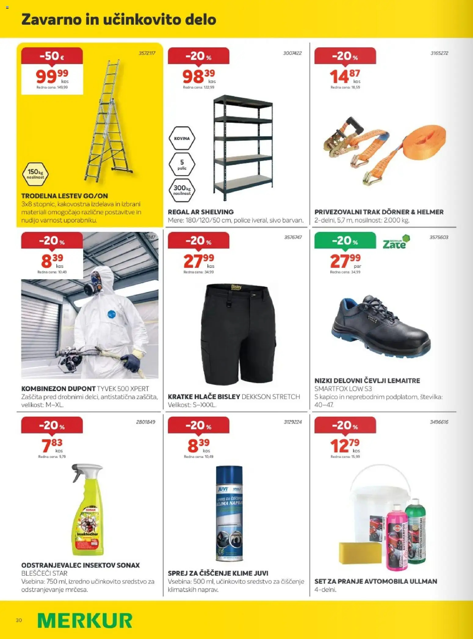 Novi Merkur katalog ponudbe – veljaven od 03.06.2026 | Stran: 30 | Izdelki: Klima, Hlace, Kombinezon, Cevlji