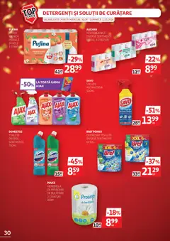 Ofertele Auchan valabile de la 30.09.2026 | Pagină: 30 | Produse: Prosoape de bucătărie, Bucătărie, Toaletă, Intense