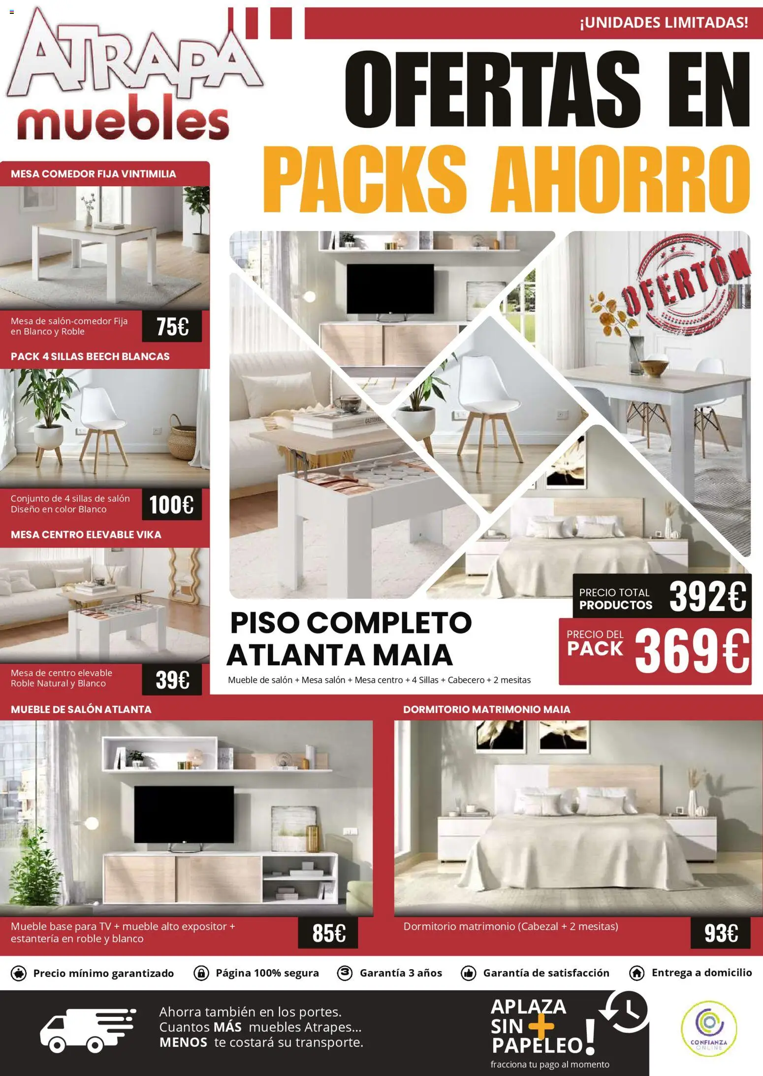 Atrapa Muebles folleto │ válido desde el 01.04.2026 | Página: 1 | Productos: Té, Muebles, Mesa