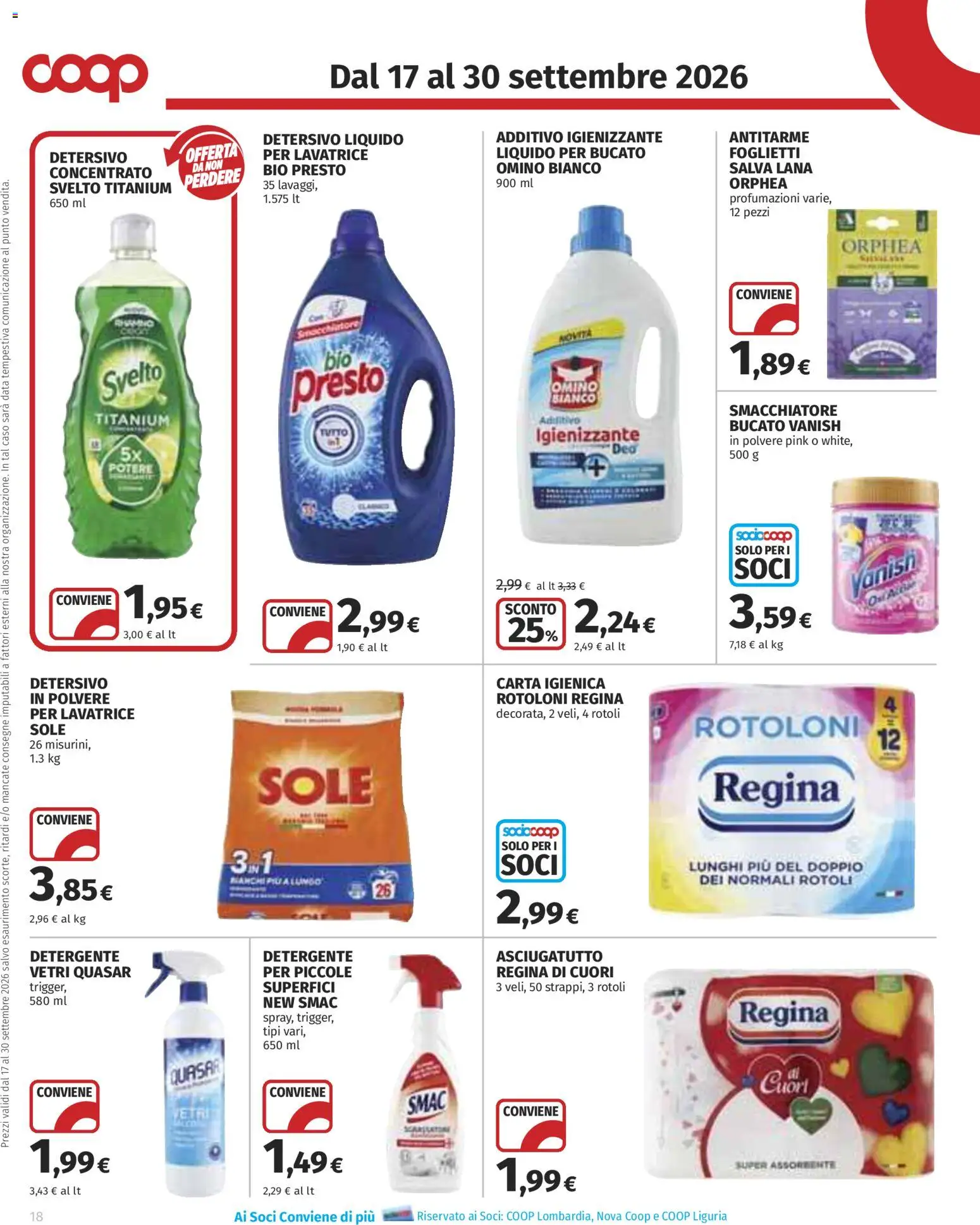 Volantino COOP del 17/09/2026 | Pagina: 18
