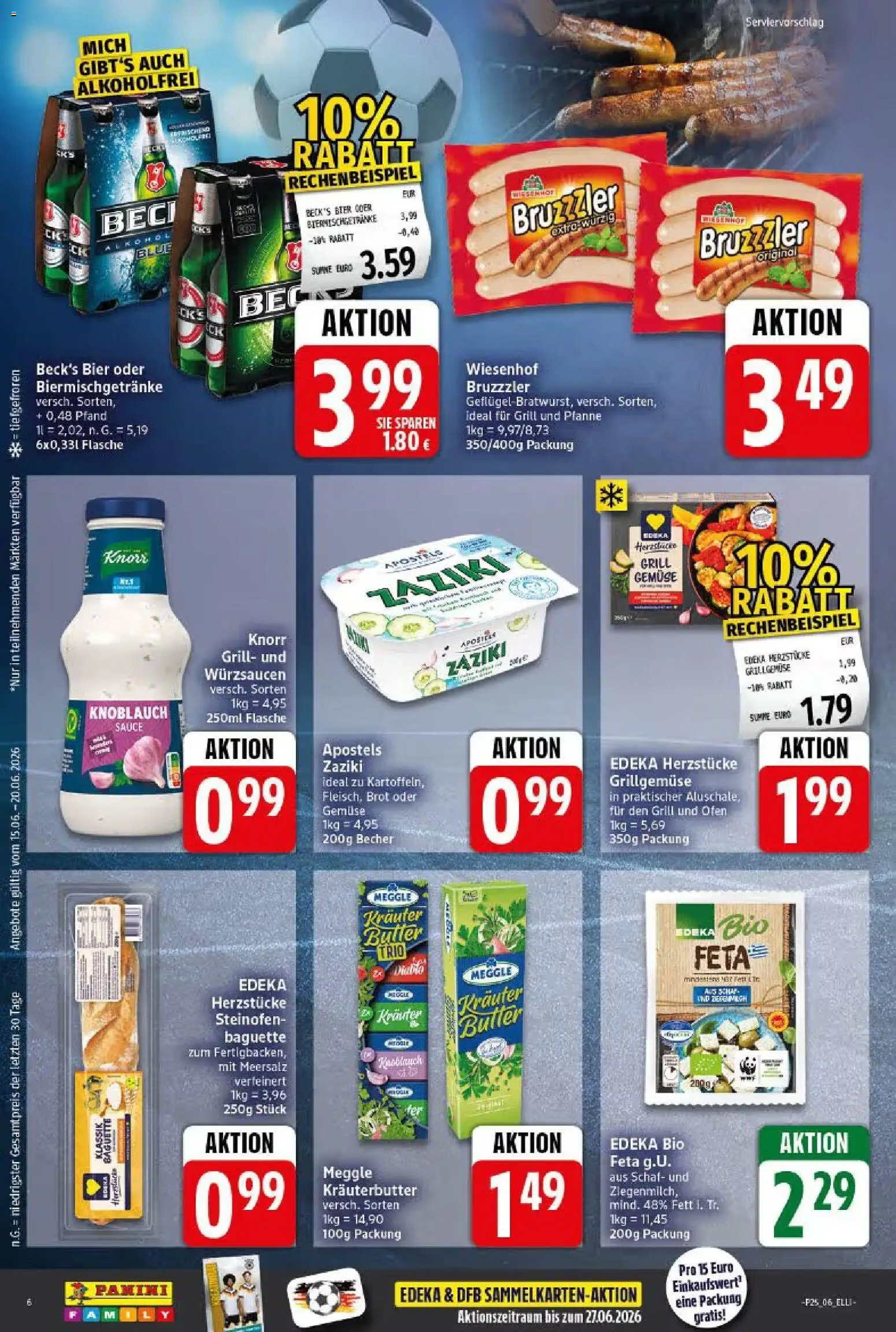 Elli Markt Prospekt Langenberg – gültig ab 15.06.2026 | Seite: 6 | Produkte: Butter, Baguette, Kräuterbutter, Brot