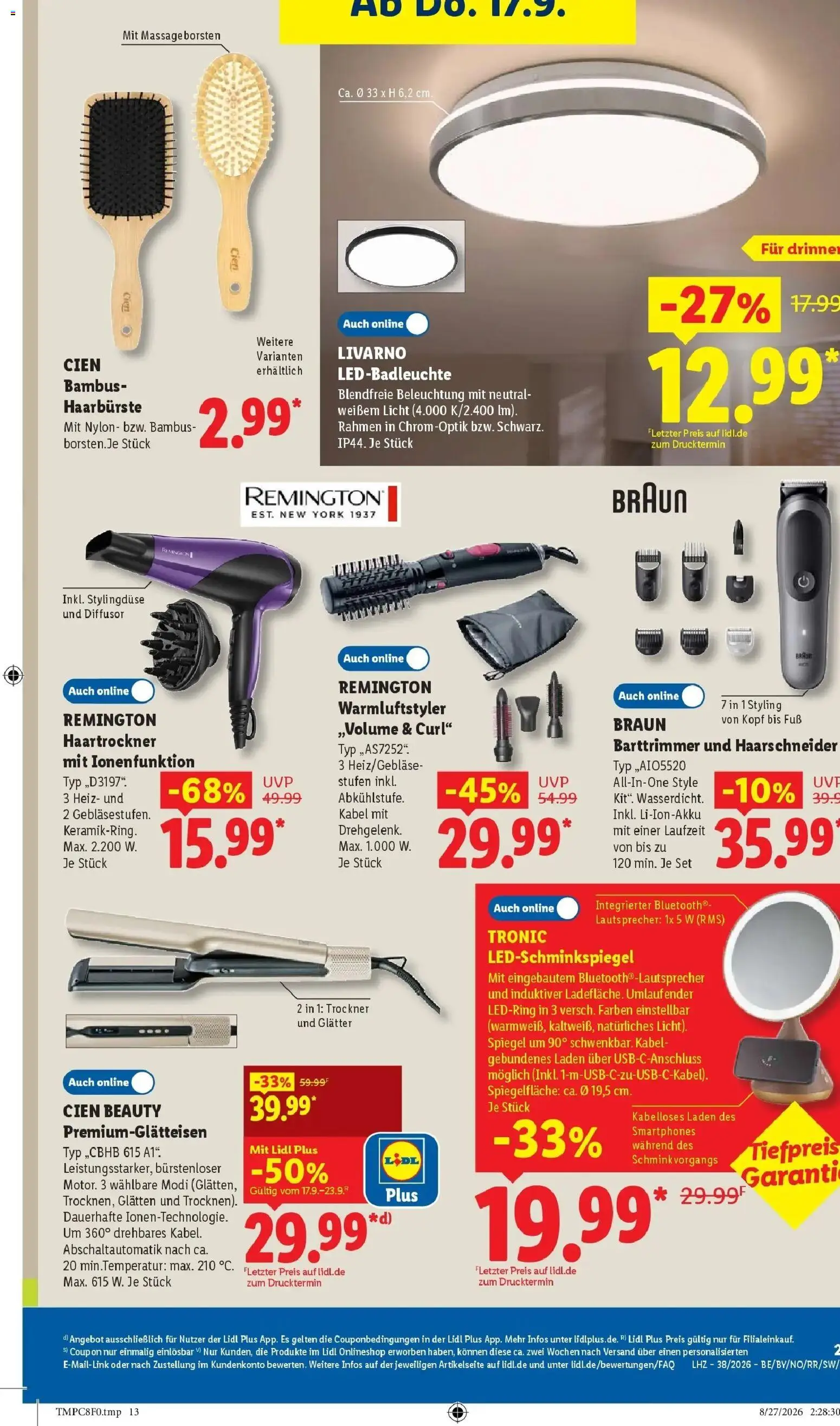 Lidl Prospekt Hof-innenstadt (ab 14.09.2026) zum Blättern » Angebote | Seite: 49