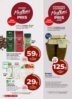 Irma pesto, 500 g. Kg-pris 250,00. 1 glas. gyldig fra 26/06/2026 | Side: 6
