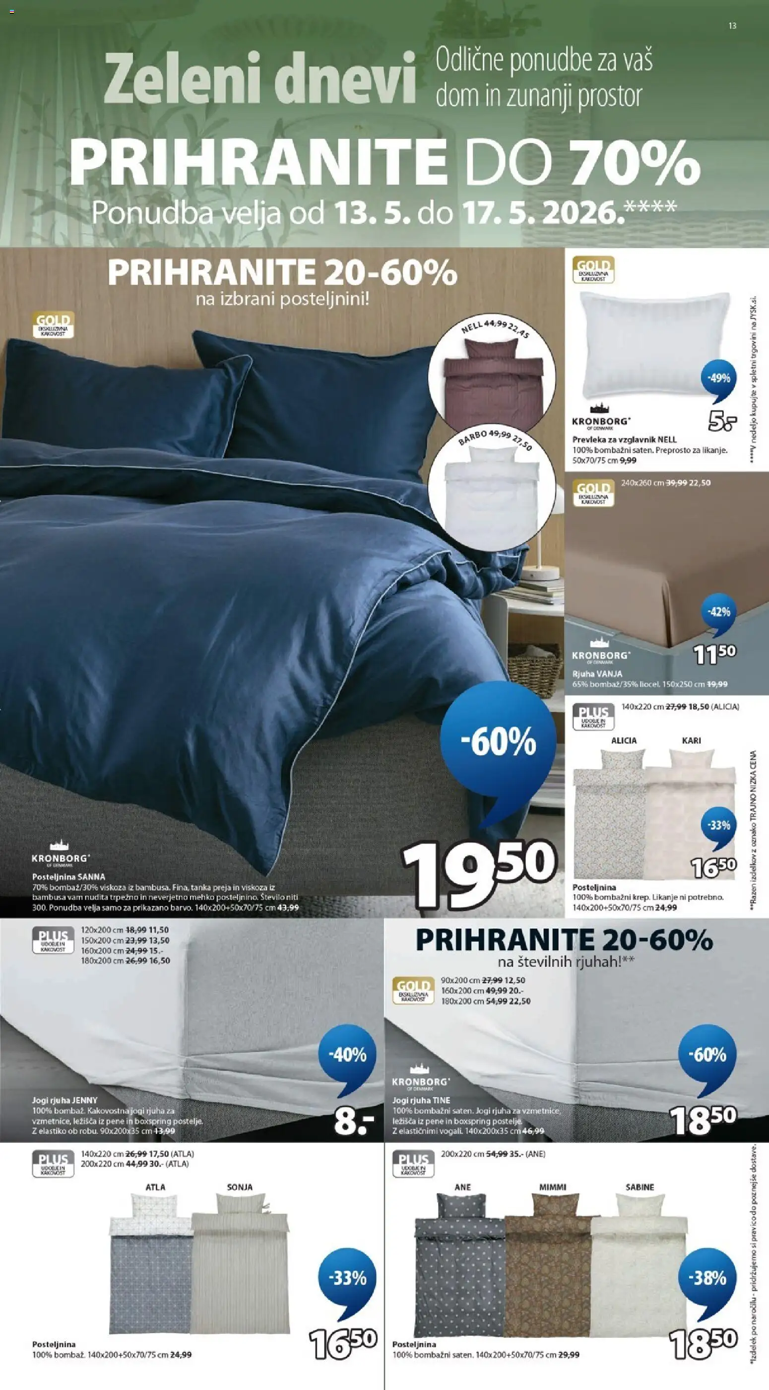 Novi JYSK katalog ponudbe – veljaven od 13.05.2026 | Stran: 13