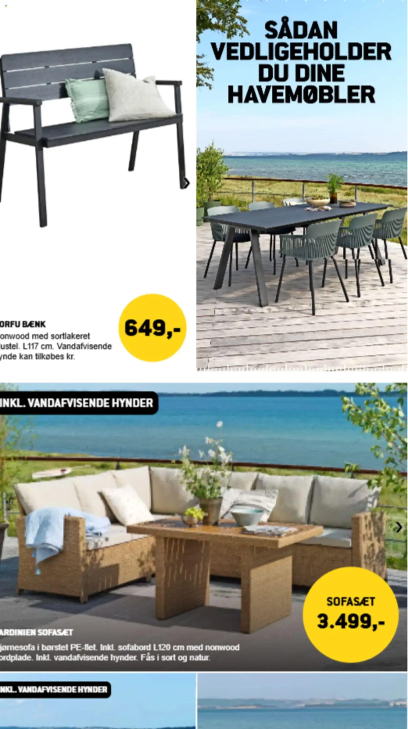 XL-BYG tilbudsavis – gyldig fra 22.05.2026 | Side: 21 | Produkter: Sofabord, Havemøbler, Bænk