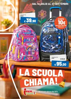 Anteprima del volantino Iper volantino Scuola valido a partire dal 09/07/2026