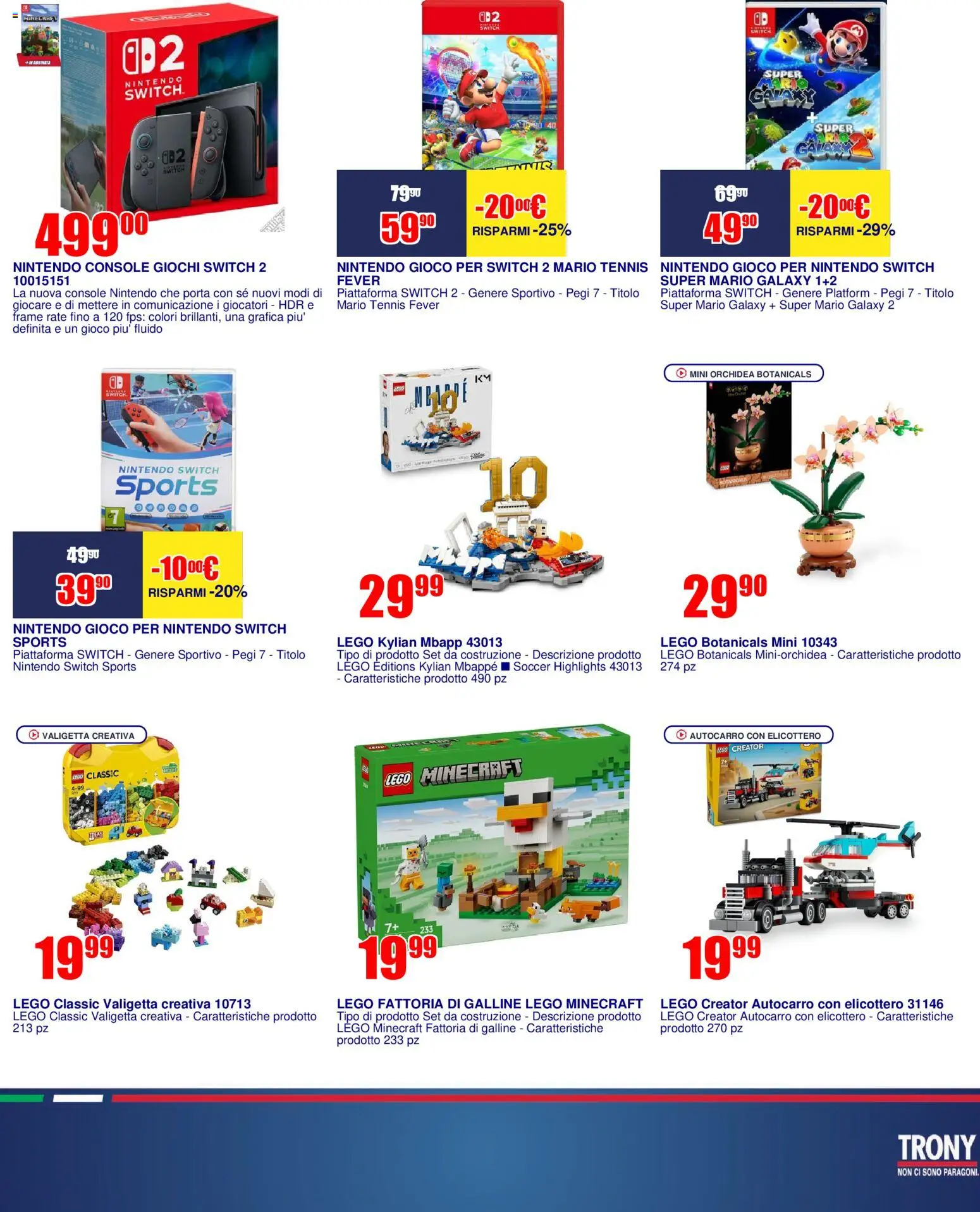 Volantino Trony del 25/06/2026 | Pagina: 28 | Prodotti: Gioco, Orchidea, Valigetta