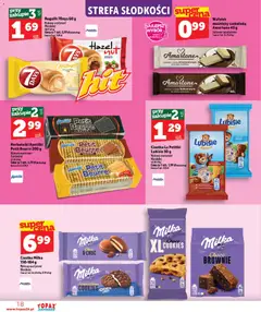 Pogląd oferty "Topaz gazetka - Express" - ważna od 24.09.2026 | Strona: 18 | Produkty: Oreo, Wafelek, Brownie, Ciastka