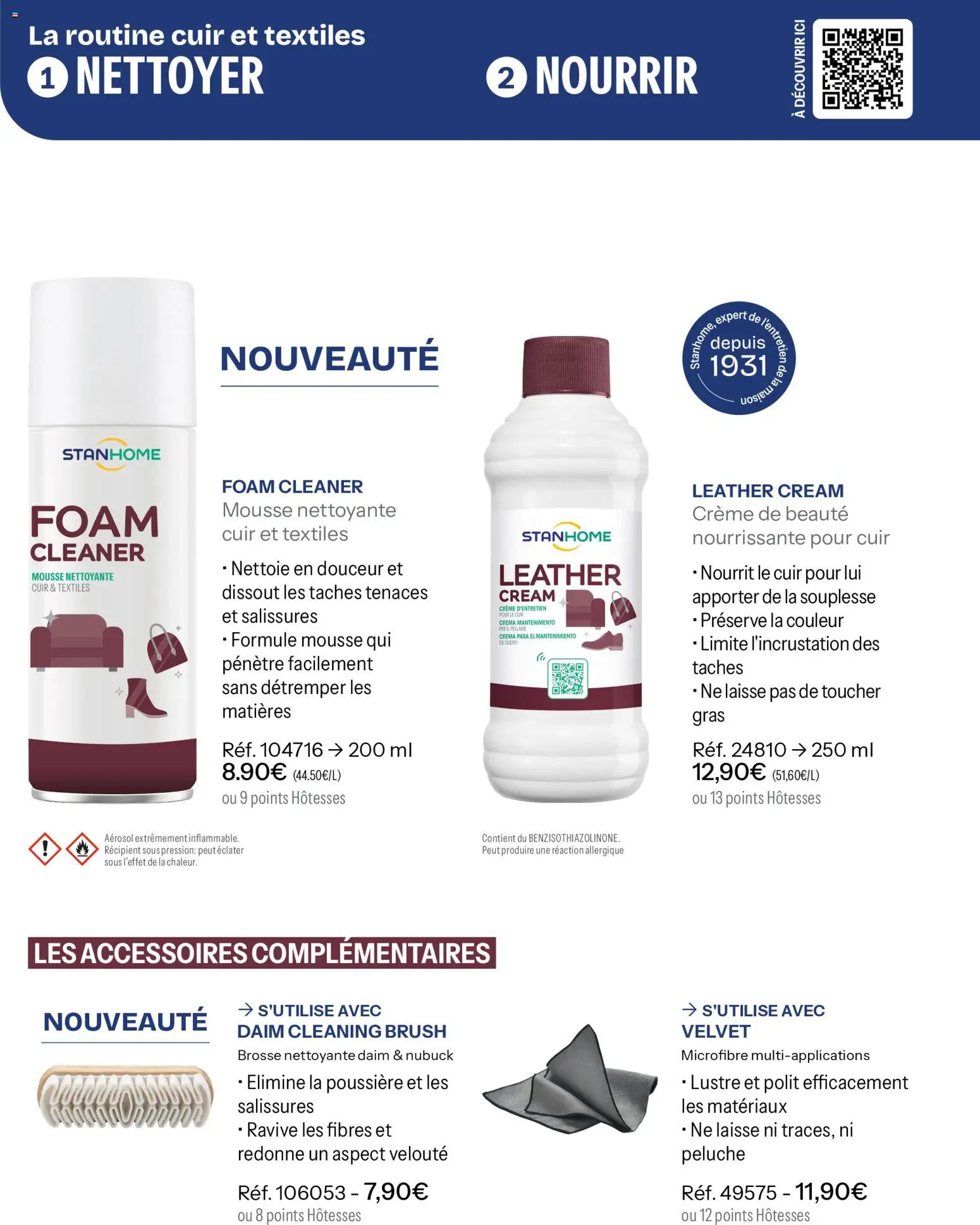 {H1} | Page: 40 | Produits: Peluche, Mousse, Brosse, Crème