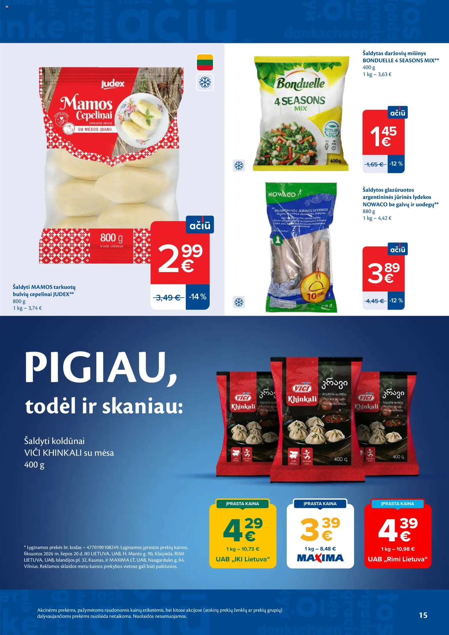 MAXIMA akcijos nuo 2026.07.28 | Puslapis: 15