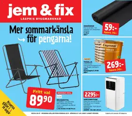 Jem & Fix  erbjudanden - Förhandsvisning av reklamblad från butik Jem & Fix aktuell från 22/06/2026