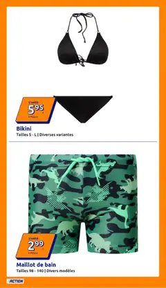 Action - Prévisualisation de Action catalogue valide à partir de 10.06.2026 | Page: 8 | Produits: Bikini, Maillot de bain