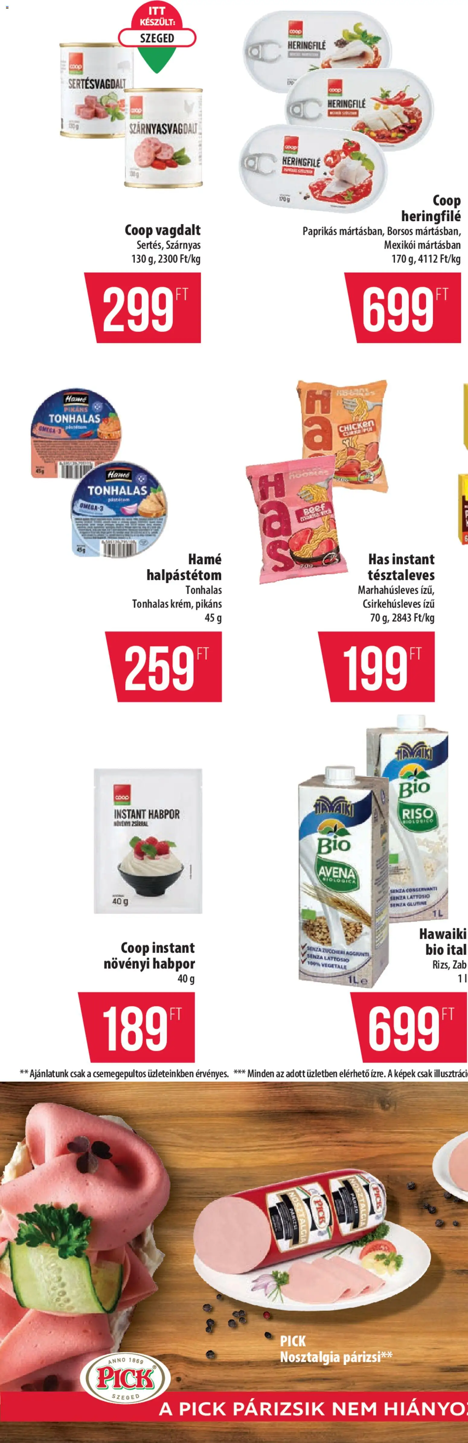 COOP akciós ujság - amely érvényes a következő dátumtól: 2026.07.02. | Oldal: 8 | Termékek: Tejberizs, Bourbon, Keksz, Cukor