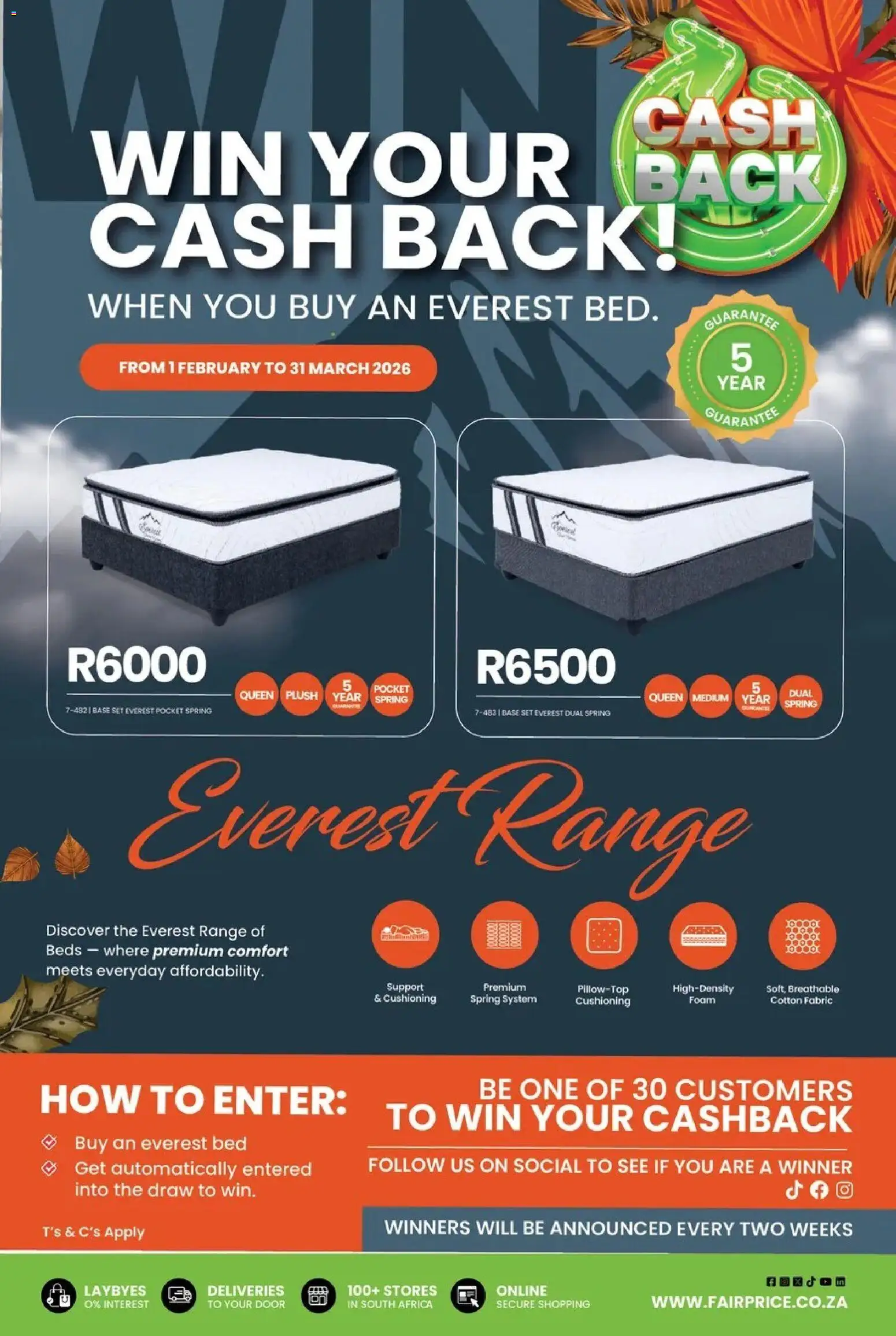 New Fair Price catalogue – valid from 01/03/2026 | Page: 21 | Products: Bed, Foam