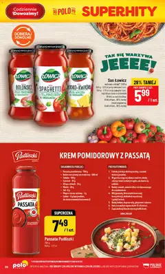 Pogląd oferty "POLOmarket gazetka" - ważna od 20.05.2026 | Strona: 36 | Produkty: Cebule, Warzywa, Sos, Sól