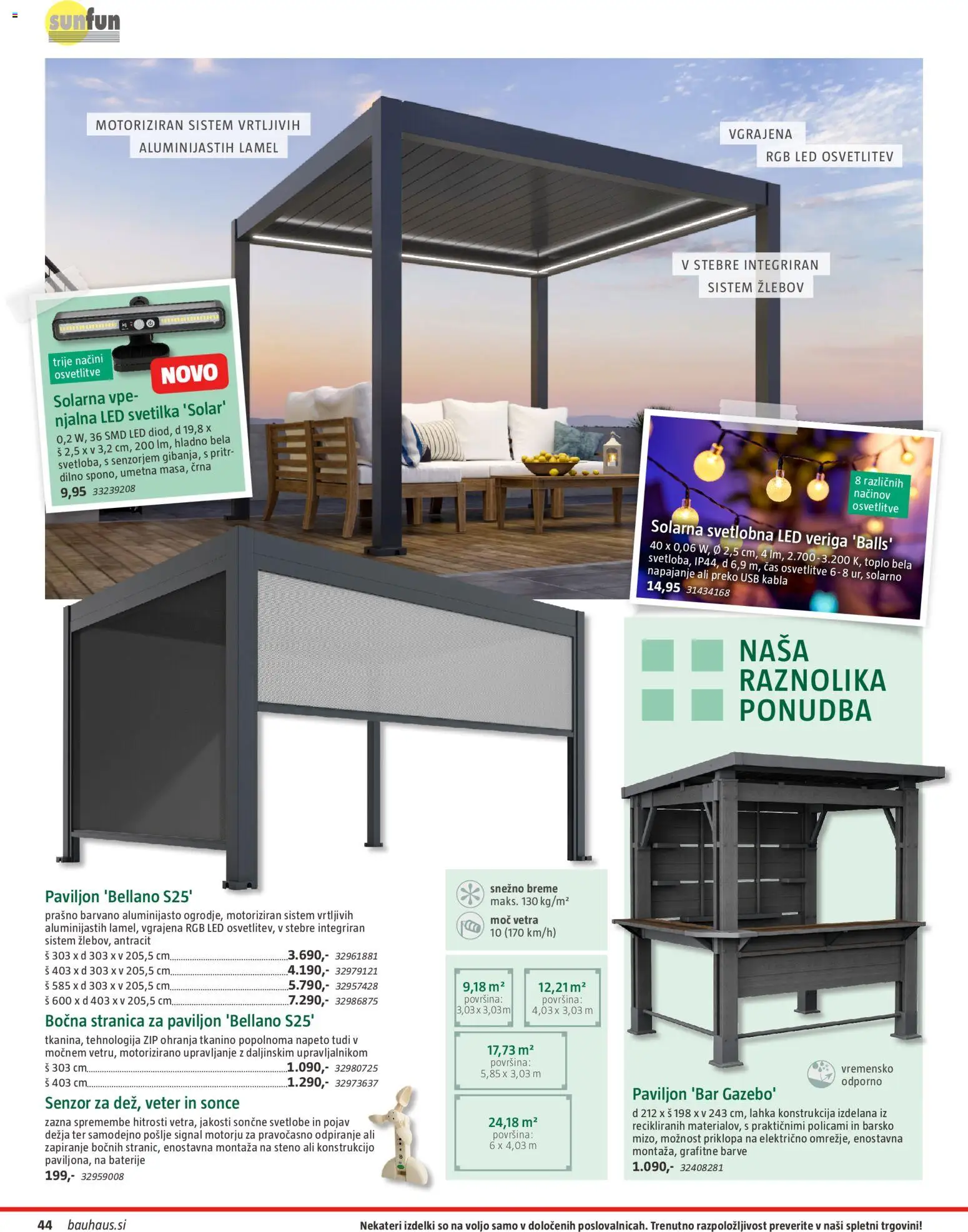 Novi Bauhaus katalog ponudbe – veljaven od 22.04.2026 | Stran: 44 | Izdelki: Led svetilka, Usb, Baterije, Svetilka