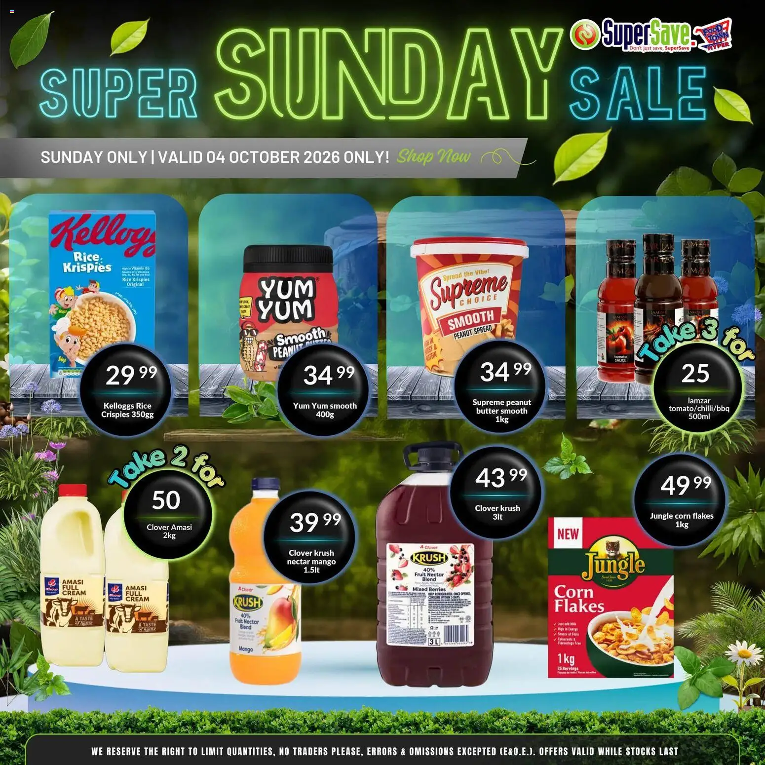 New Super Save catalogue – valid from 04/10/2026 | Page: 4 | Products: Corn flakes, Cream, Flakes, Fruit
